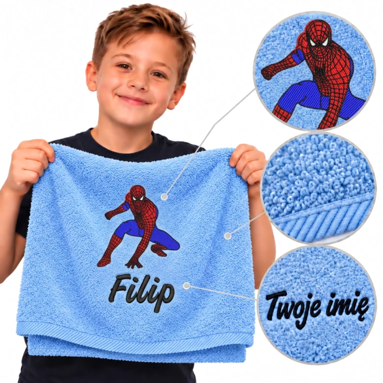 recznik z imieniem i spidermanem spiderman spider-man.png