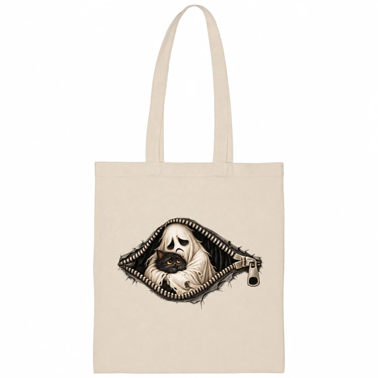 TORBA NA ZAKUPY HALLOWEEN DUCH KOTEK POTWOR SUWAK PREZENT 1.png