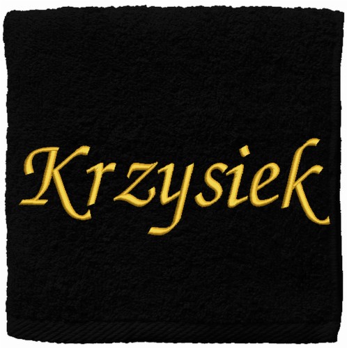 recznik haftowany z imieniem prezent na swieta mikolajki dzien matki ojca babci dziadka.jpg