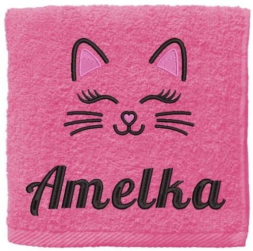 recznik z twoim imieniem i grafika prezent na swieta mikolajki.jpg