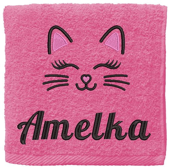 recznik z twoim imieniem i grafika prezent na swieta mikolajki.jpg