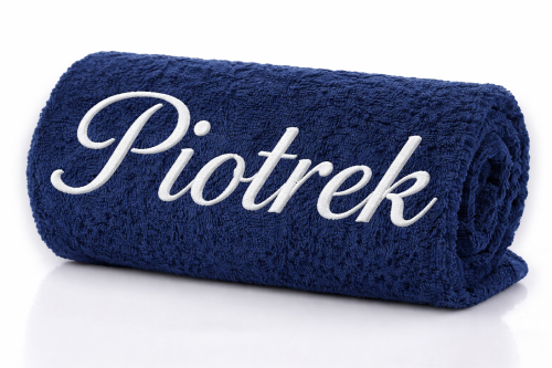 Elegancka ręcznik z haftem Piotrek.png